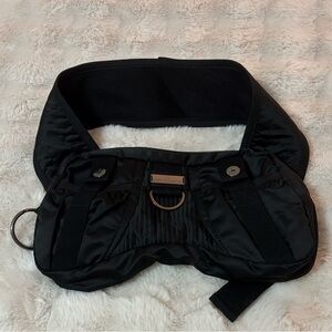 Adidas by Stella McCartney Black fanny pack with wide comfortable removable belt